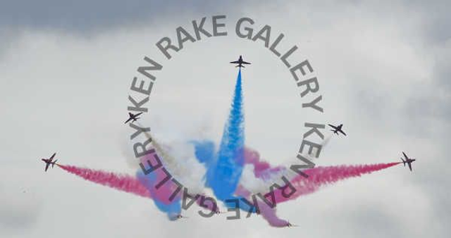  Red Arrows #2.  Archive quality Laser print