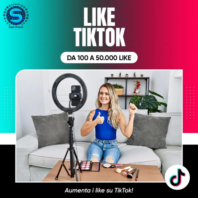 Like TikTok Reale High qualità 