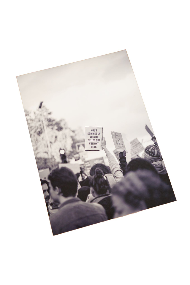 Tirage NOUS SOMMES LA VOIX DE CELLES QUI N'EN ONT PLUS