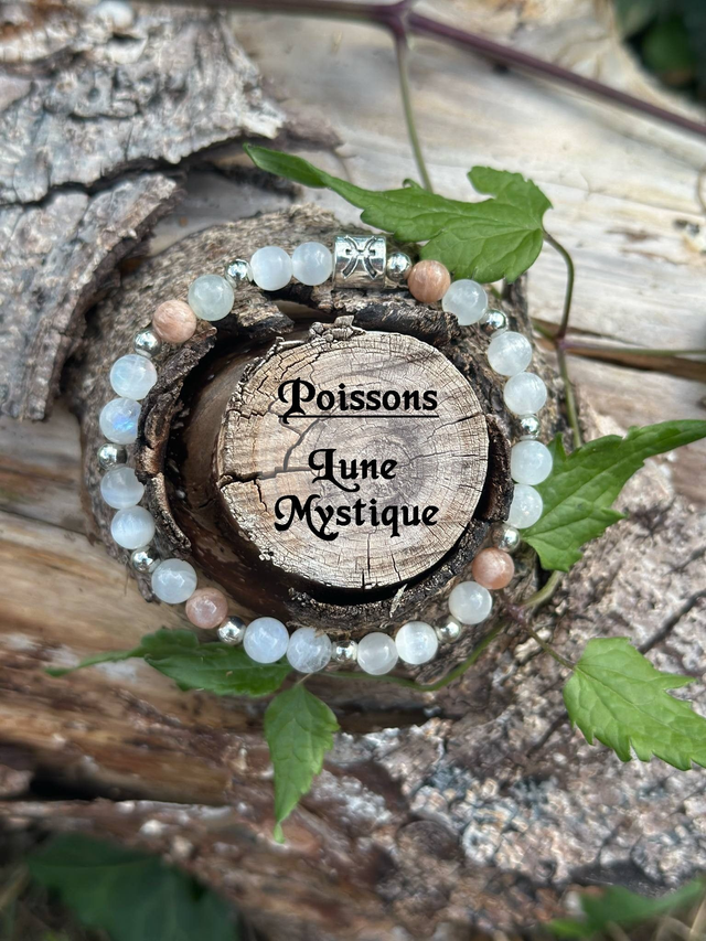 *Bracelet Astro* Poissons – « Lune Mystique »