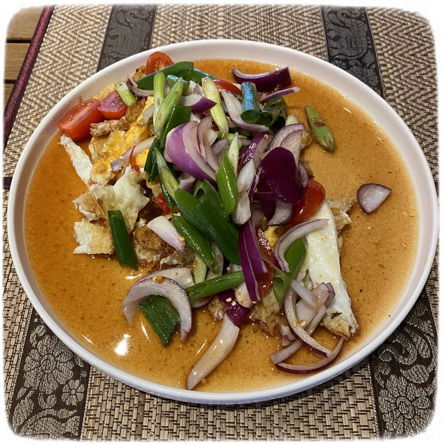 067 Yum Kai Dao (vegetarisch met ei)
