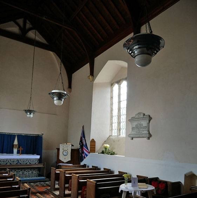 Set Of Three 1927 Industrial Church Pendant Lights Salvaged From St. Margaret’s Church, Worthing, Norfolk
