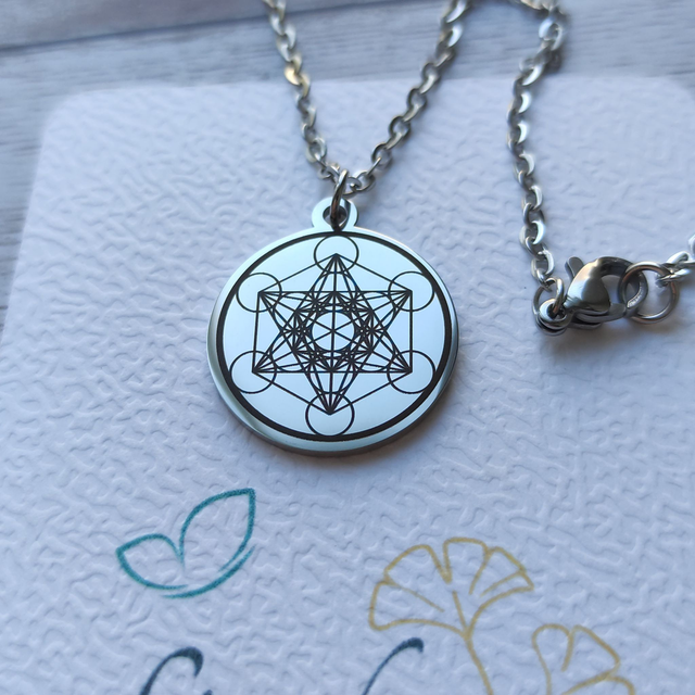 Collier Cube de Métatron