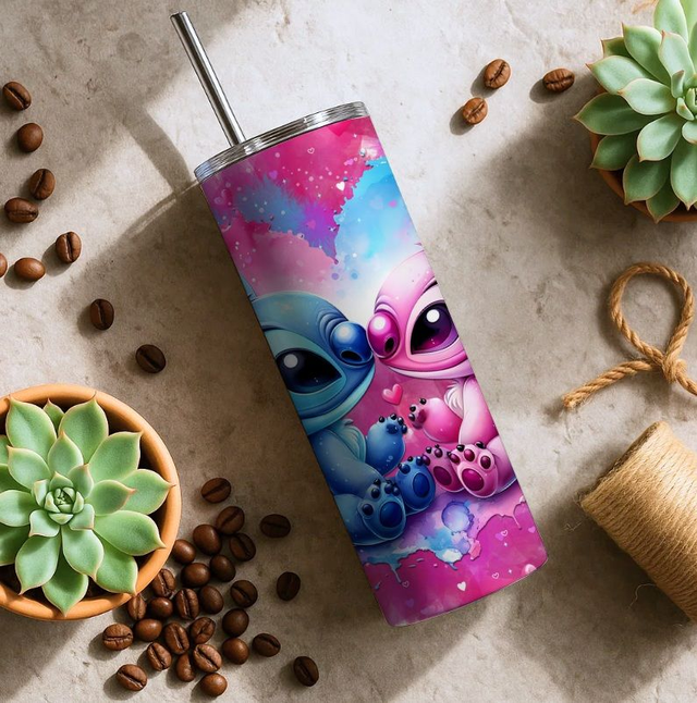 Gourde Stitch et angel