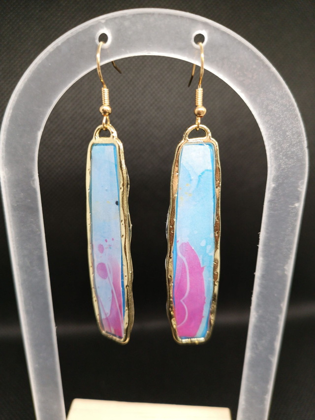 Oblongue ciel et rose