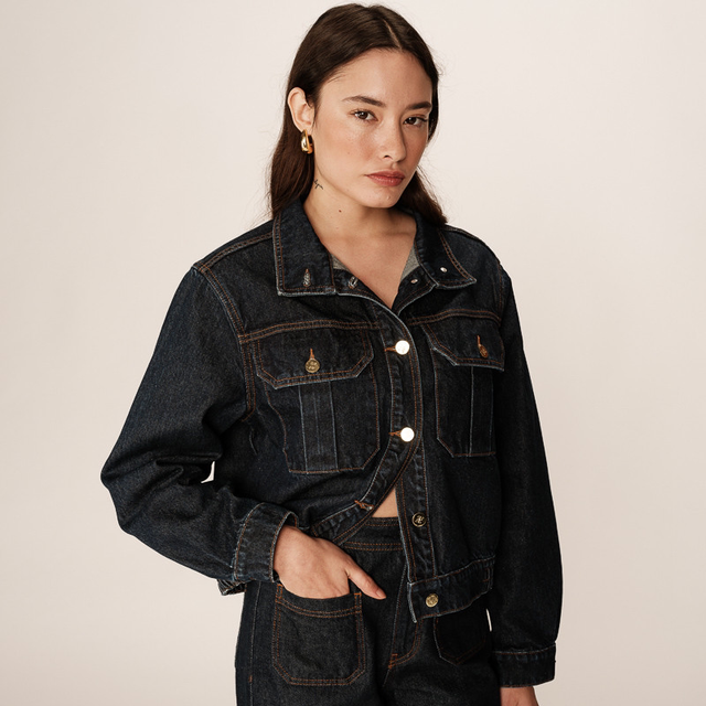 Denim Jacket Dark Blue 