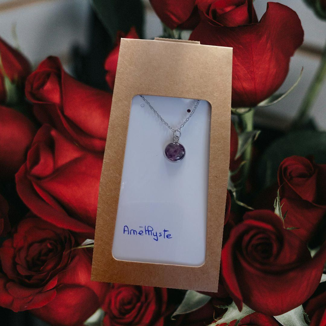 Collier améthyste 