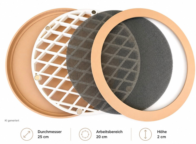 Magnetischer Schleifteller für Raysin & Gips
