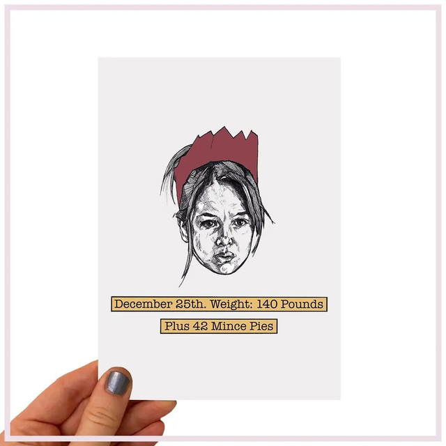 Bridget Jones' Diary - Christmas card