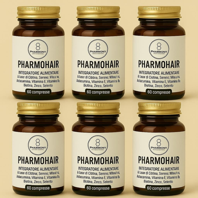 PHARMOHAIR, 60 cpr (6 mesi)