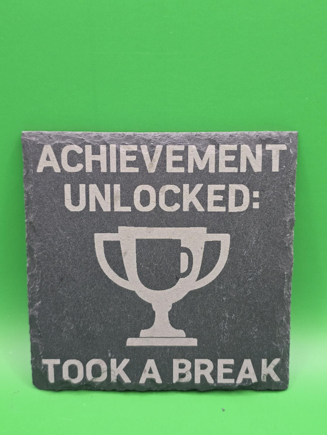 Achievement unlocked: Took a break