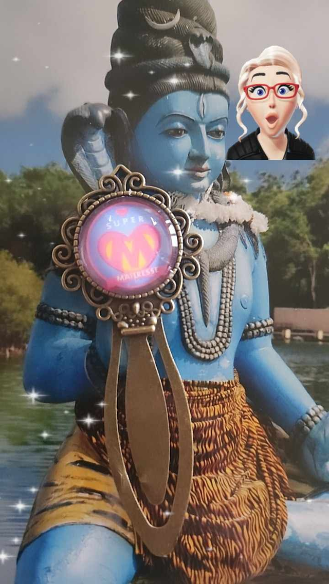 Marque page &quot; Merci Maitresse &quot;