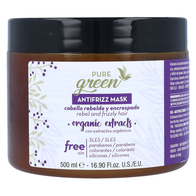 PURE GREEN ANTI FRIZZ MASCARILLA 500ml
