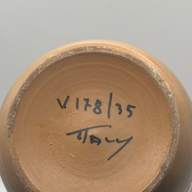 Bitossi V178/35 Colour Block Vase — 35cm Tall, Mid-Century Italian