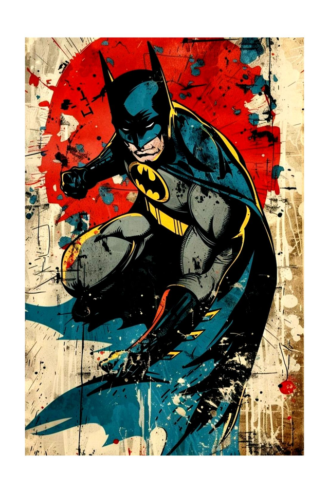Batman Comic Movies Art Print