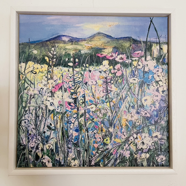 Print- Eildons- Blue Eildons