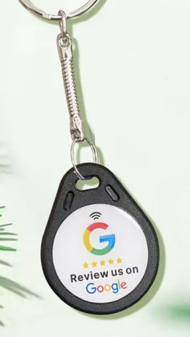 NFC keychain Google review
