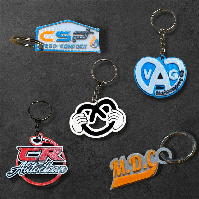 Porte clé en impression 3D sur mesure, nous contacter