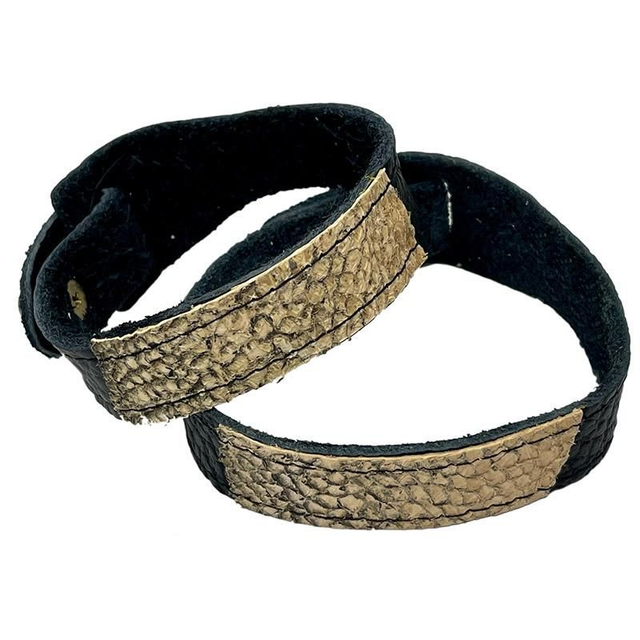Rindsleder-Armband mit Zander-Leder