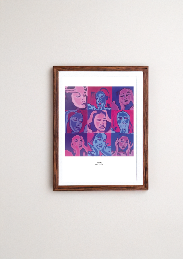 Reproduction imprimée Palette