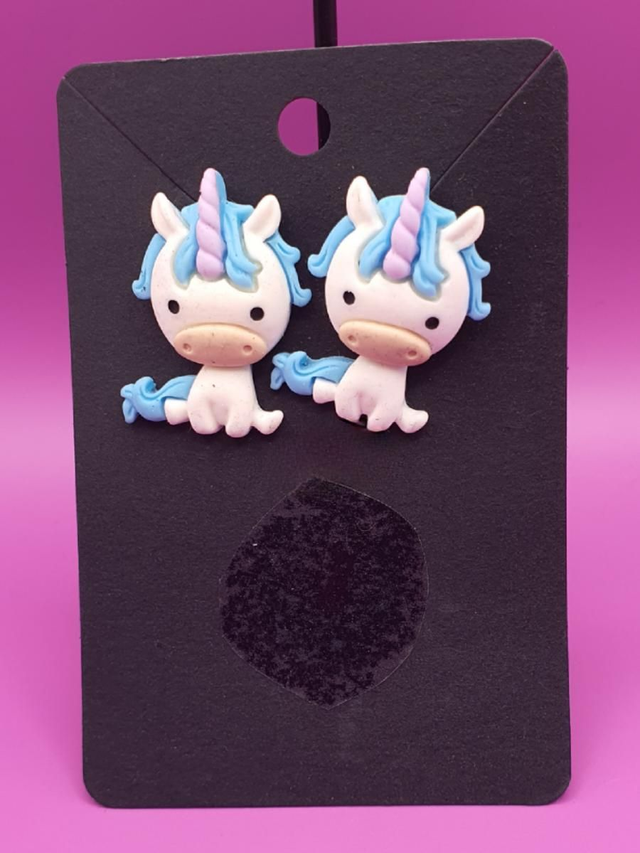 Studs Blue Unicorn 
