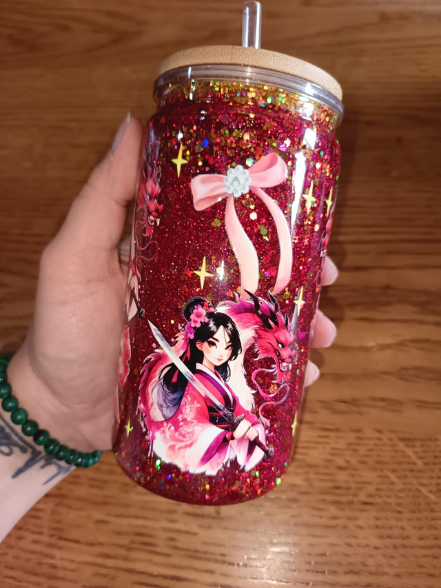Canglass snowglobe mulan