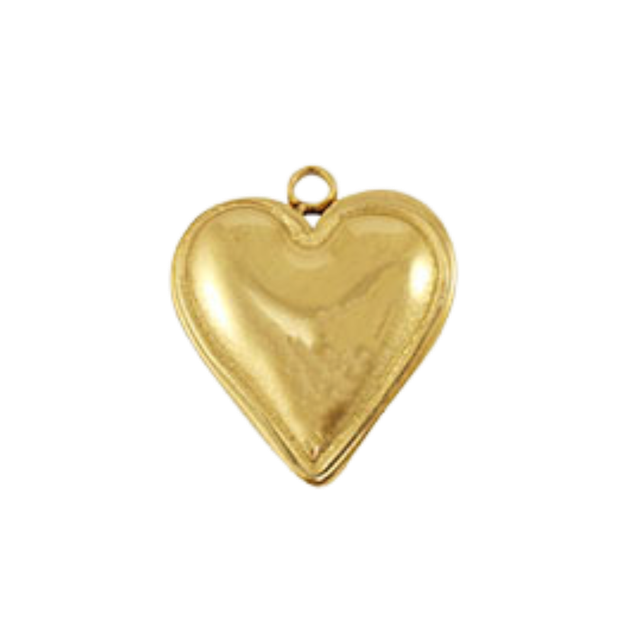 45 - Breloque coeur contour