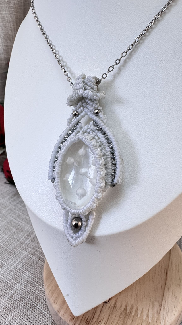 Pendentif Neige Givrée