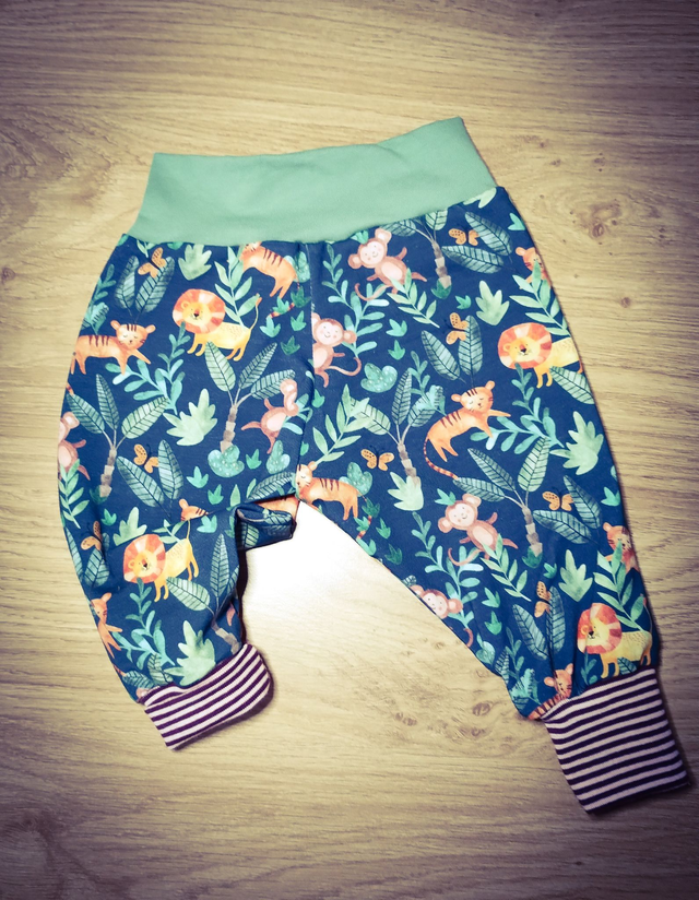 C*      6/9 MOIS Pantalon confort Évolutif "JUNGLE" 