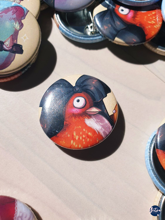 Badge pigeon alsacien