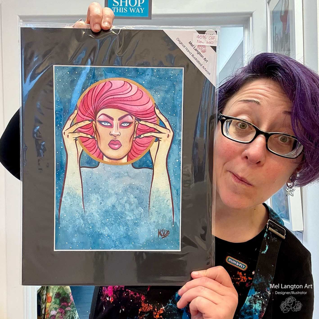 Hyperspace Original Illustration