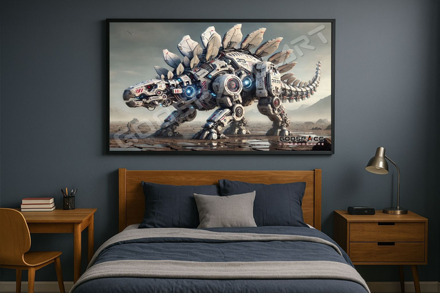 Cadre Cybernosaure Stégosaure (32)