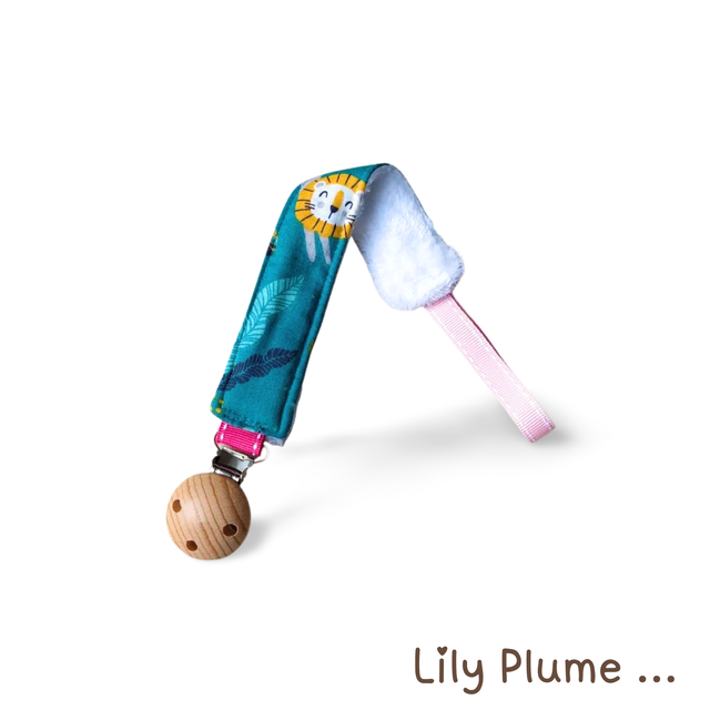 Attache tétine girafe