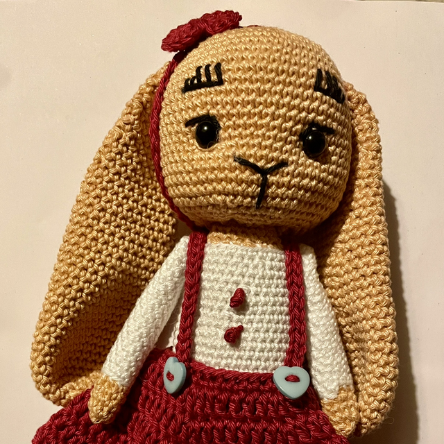 Handmade Crocheted Bunny 