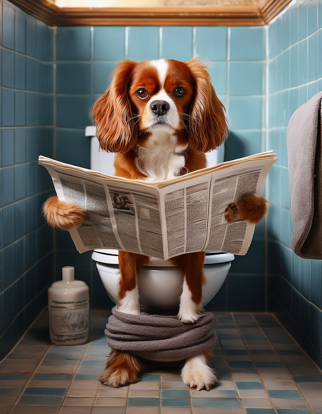 King Charles Cavalier Framed Canvas