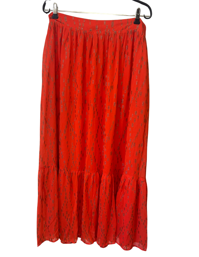 Mint Velvet Skirt in Orange