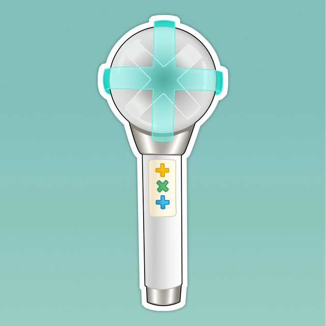 Tomorrow x Together Lightstick Vinyl Sticker
