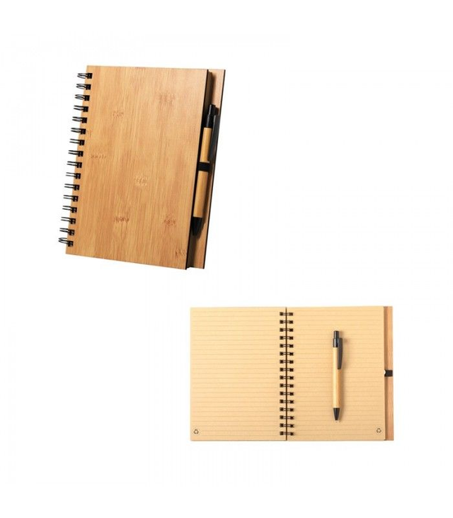 Block Notes e Penna in Bamboo, ,17x22cm