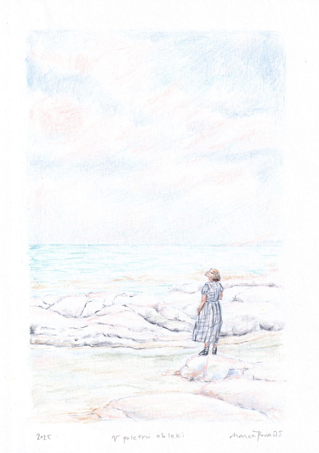 'V poletni obleki' Giclée Print