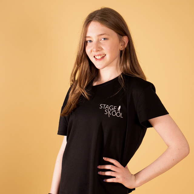 Black Cut Back Fitness T-shirt 