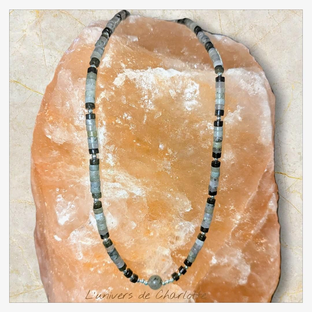 Collier "Labradorite" heichi CH-2