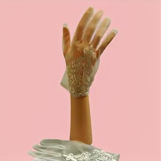 Gants courts dentelle