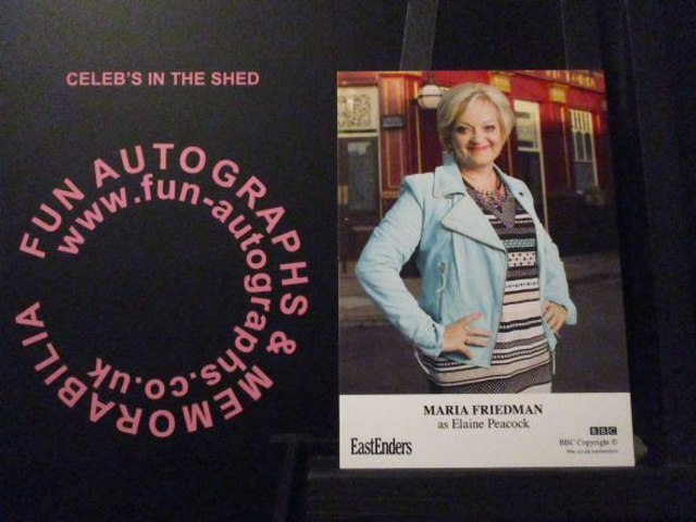 Maria Friedman (Elaine Peacock) Original EastEnders Cast Card