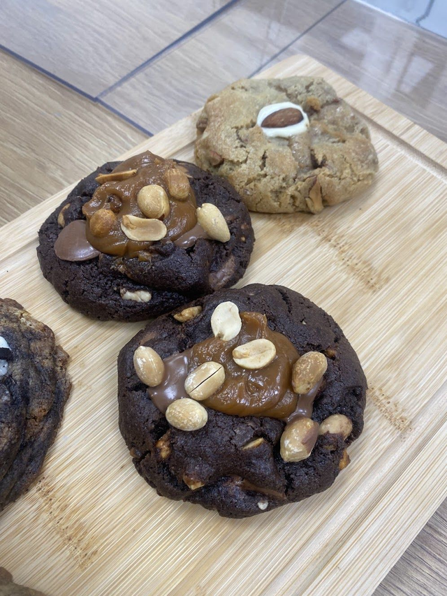 Cookie Brooklyn - chocolat cacahuète caramel beurre salé 