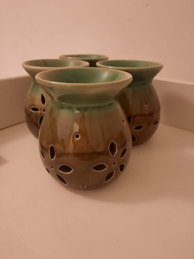 Teal Ceramic Oil Burner