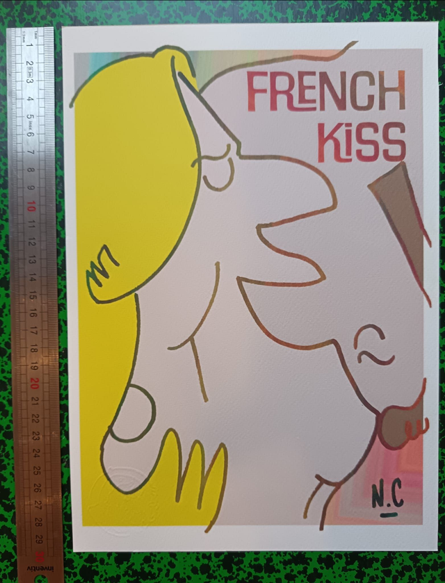 Tirage - A4 - French Kiss - N.C dessinateur