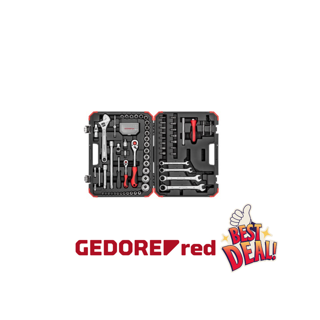 Steckschlüssel-Satz 1/4" + 1/2" 97-teilig R46003097 