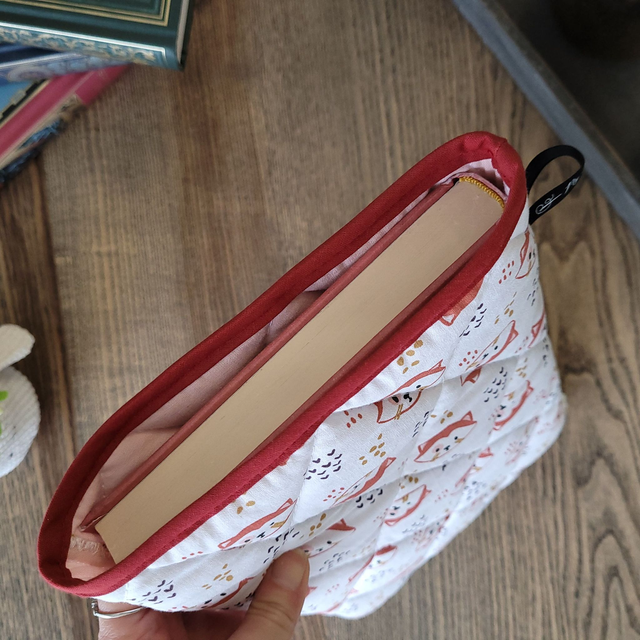 Pochette pour livre Grand Format : Chat roux