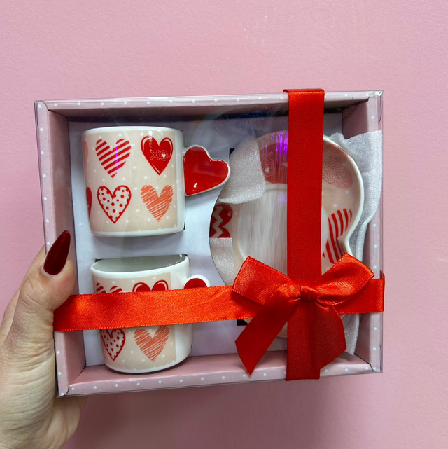 Box tazzine caffe con piattino