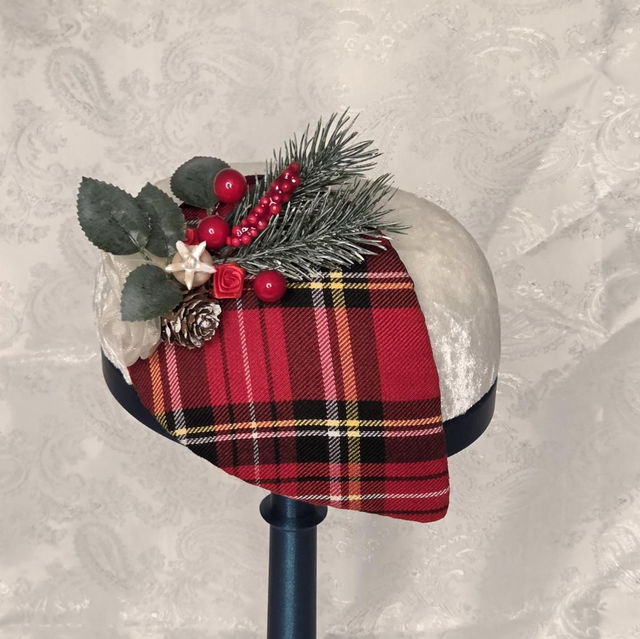 Fascinator goutte de Noël